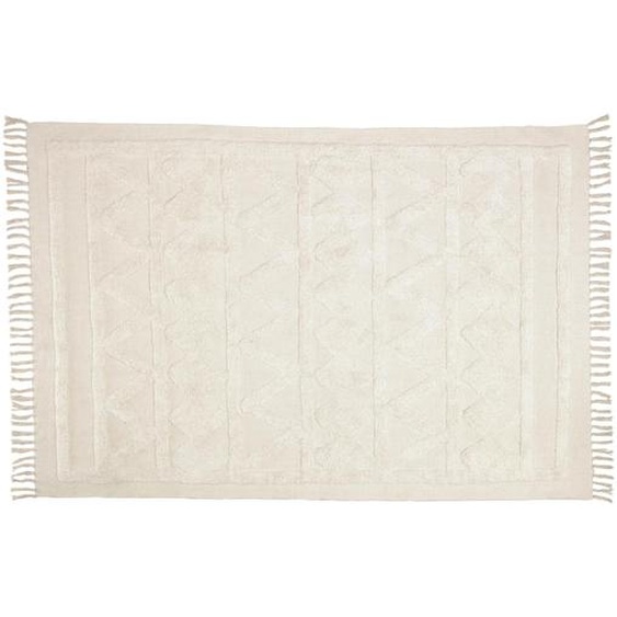 Kave Home - Tapis Dabria 100% coton beige 140 x 200 cm