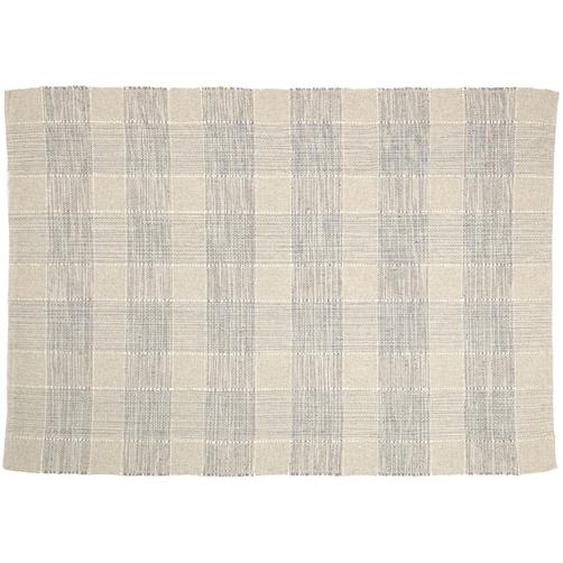Kave Home - Tapis Donata rayures beige et gris 160 x 230 cm