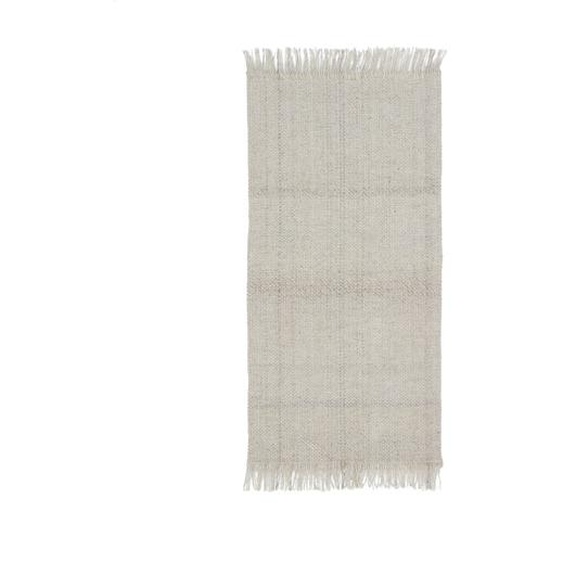 Kave Home - Tapis Fornells en laine et coton 70 x 140 cm