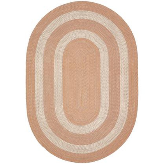 Kave Home - Tapis Leeith 100 % PET orange Ø 160 x 230 cm