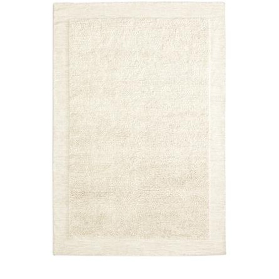 Kave Home - Tapis Marely en laine blanc 160 x 230 cm