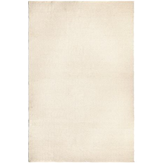 Kave Home - Tapis Mascarell en coton et polypropylène blanc 200 x 300 cm