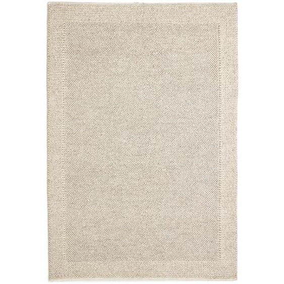 Kave Home - Tapis Minji en laine gris 160 x 230 cm