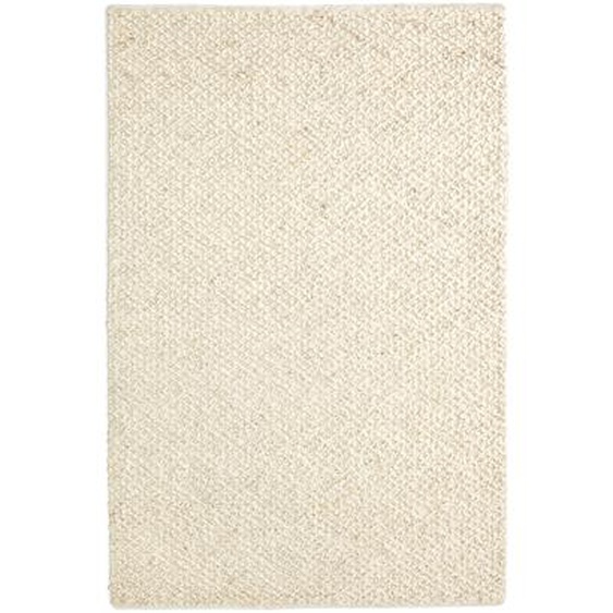 Kave Home - Tapis Miray en laine blanc 160 x 230 cm