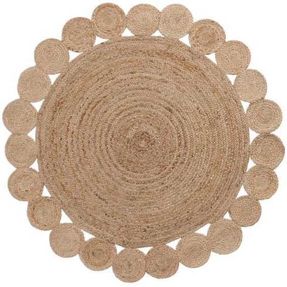 Kave Home - Tapis rond Coss 100 % jute Ø 150 cm