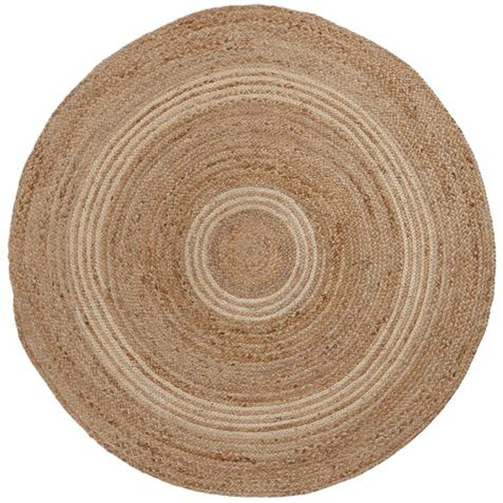 Kave Home - Tapis rond Saht en jute couleur naturelle Ø 100 cm