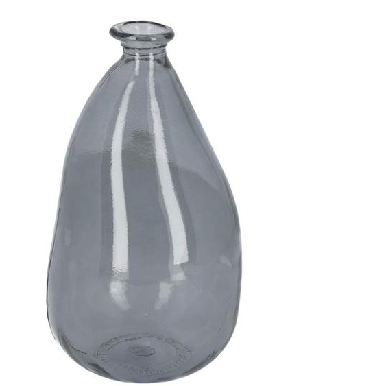 Kave Home - Vase Brenna bleu moyen format en verre 100% recyclé