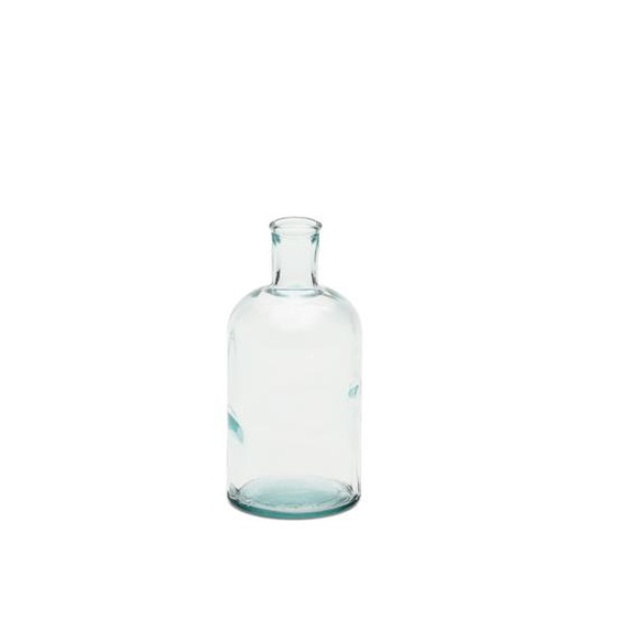 Kave Home - Vase Brenna en verre transparent 100% recyclé 19 cm