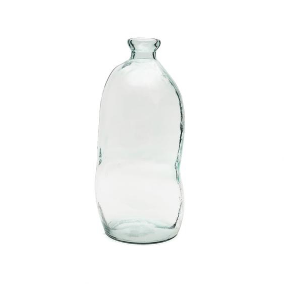 Kave Home - Vase Brenna en verre transparent 100% recyclé 73 cm