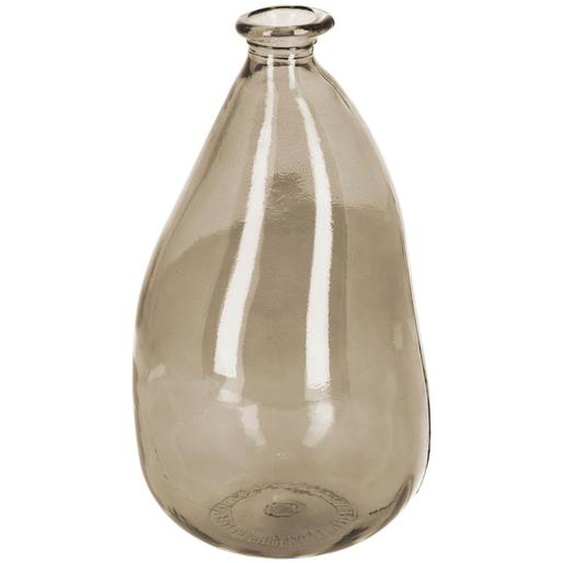 Kave Home - Vase Brenna marron moyen format en verre 100% recyclé