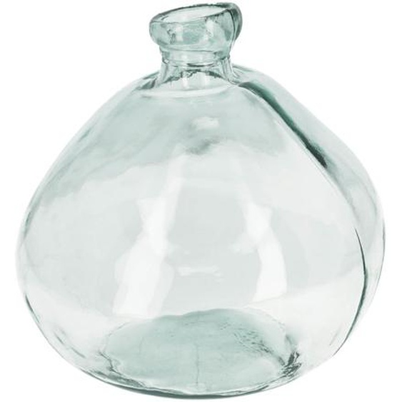 Kave Home - Vase Brenna transparent grand format en verre 100% recyclé