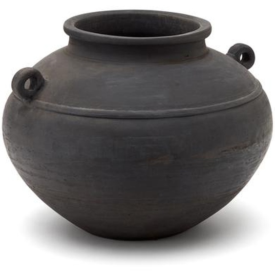 Kave Home - Vase  Mesut en terracotta noire 38,5 cm