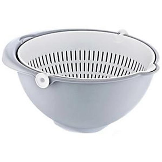 KEEEPER Bol passoire 2en1 stella, grand, nordic-grey