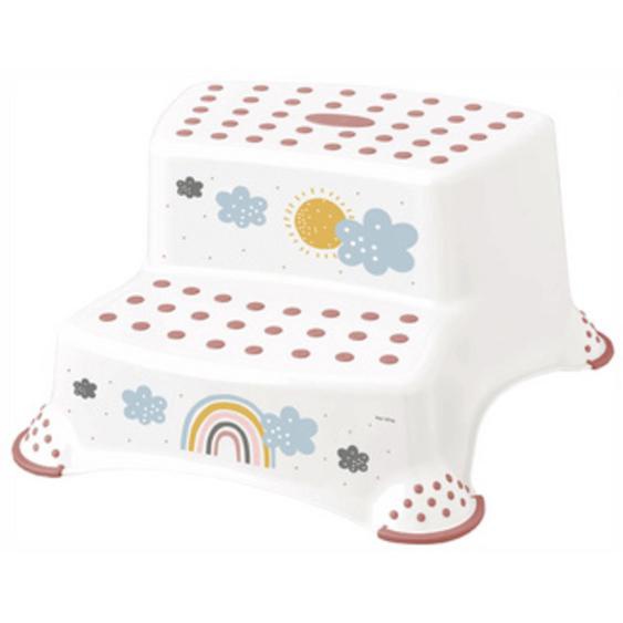 KEEEPER kids Marchepied igor Rainbow, deux niveaux, blanc