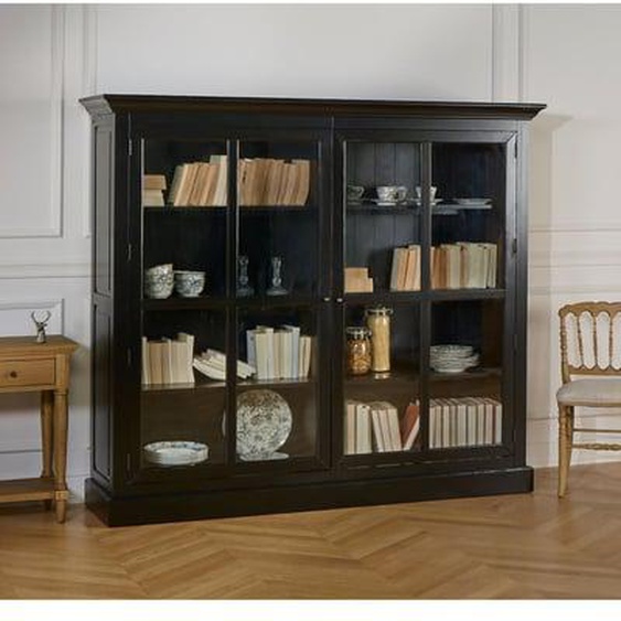 Vitrine 2 portes en pin KENNETH