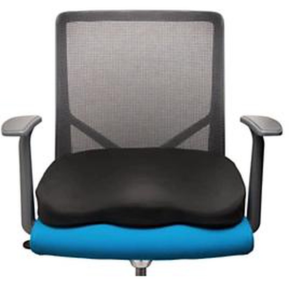 Kensington Coussin dassise ergonomique à mousse à mémoire de forme - Noir