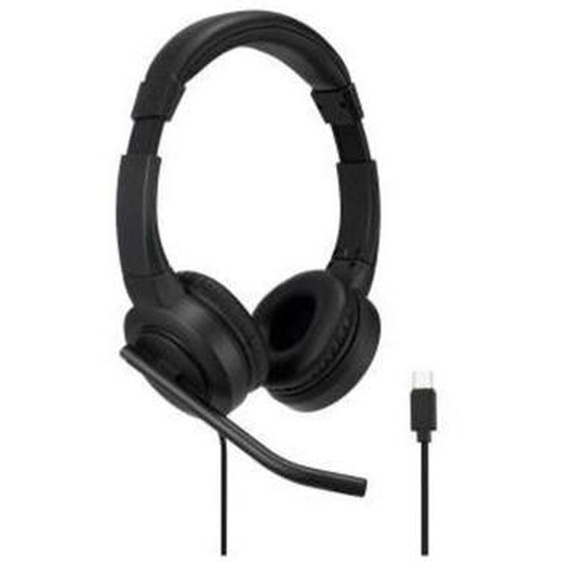 Kensington H1000 Micro-casque USB-C supra-auriculaire, Avec fil, Appels/Musique, 210 g, Casque, Noir K83450WW