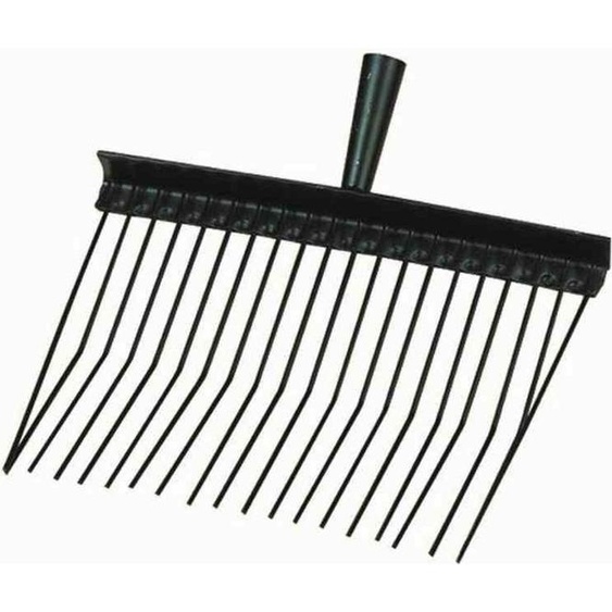 Kerbl 329-7 Fourche à fumier en métal 20 dents, anthracite