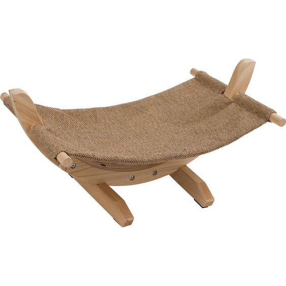 Kerbl Canapé pour chats hamac SIESTA 2.0, brun avec support en bois, 61x37x29cm ; 81559