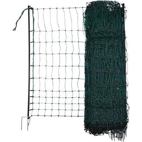 Filet de Protection Volaille KERBL, 25 m x 106 cm, Double Pointe, Vert