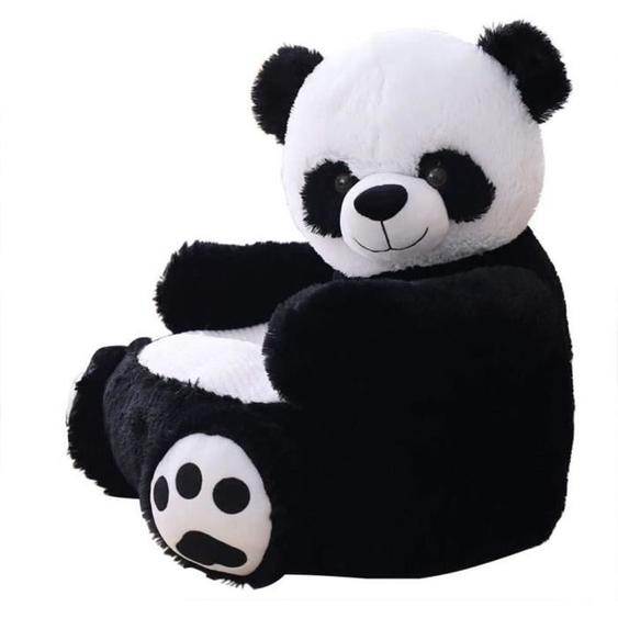 Kids Plush Soft Canapé Siège Chaise Enfant Fauteuil Animal Confortable Canapé,Fauteuil pour enfant en peluche en forme Panda