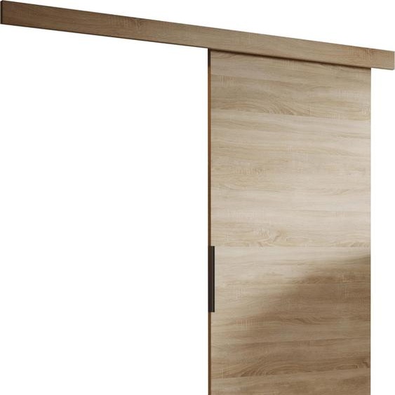 KIER FURNITURE - Porte coulissante MALIBU 90 - Polyvalente - Chêne Sonoma 96 x 205 x 1,6 cm