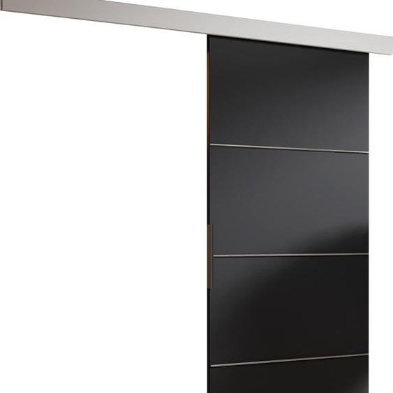 KIER FURNITURE - Porte coulissante MALIBU PLUS 80 - Polyvalente - graphite 86 x 205 x 1,6 cm