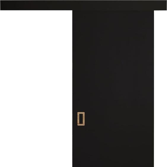 KIER FURNITURE Porte Coulissante Intérieur avec Rail Noir 66x205x1,6 cm