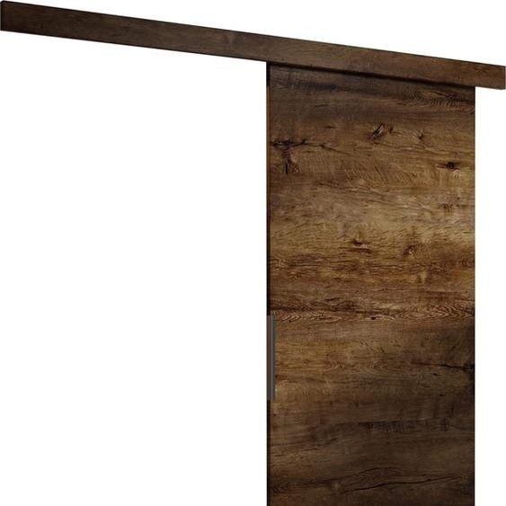 KIER FURNITURE - Portes coulissantes MALIBU 100 - Modèle universel - Frêne foncé 106 x 205 x 1,6 cm