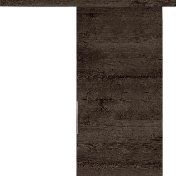 KIER FURNITURE - Portes coulissantes MALIBU 60 - Modèle universel - Frêne foncé 66 x 205 x 1,6 cm