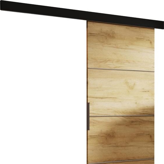KIER FURNITURE - Portes coulissantes MALIBU PLUS 80 - Modèle universel - Chêne artisanal 86 x 205 x 1,6 cm
