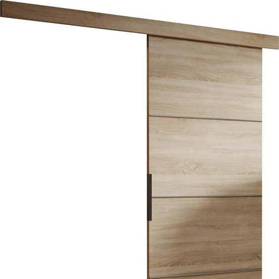 KIER FURNITURE - Portes coulissantes MALIBU PLUS 80 - Modèle universel - Chêne Sonoma 86 x 205 x 1,6 cm