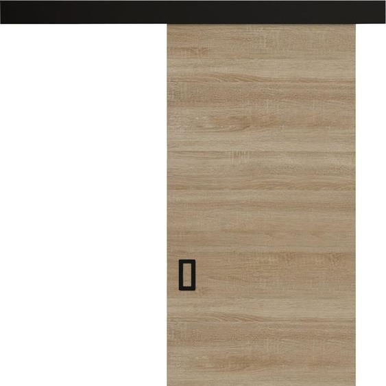 KIER FURNITURE Portes coulissantes modernes 70 - Polyvalentes - Chêne Sonoma 76 x 205 x 1,6 cm
