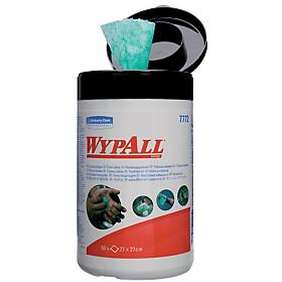 KIMBERLY-CLARK Lingettes datelier Wypall, boîte de 50 lingettes