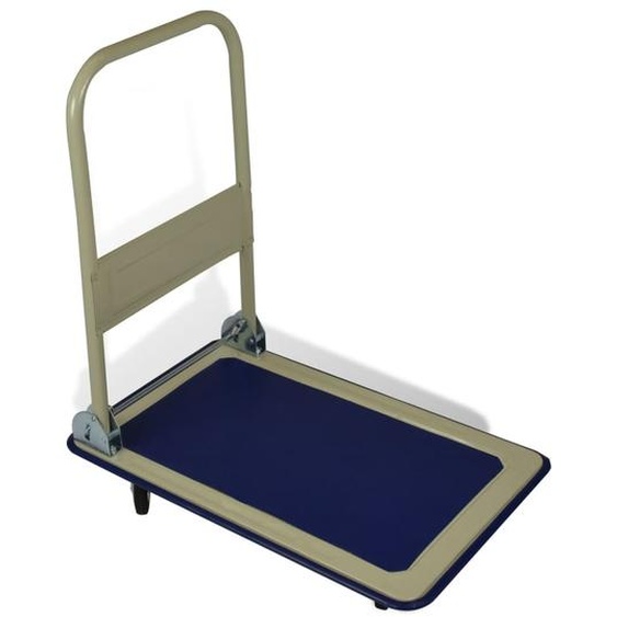 Kinzo Chariot à plate-forme en aluminium Chariot de transport à main 150 kg