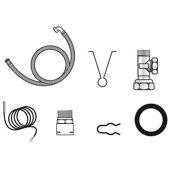 Kit de raccordement hydraulique pour réchauffeur gamme 2000 ECO RADIO SYSTEM FRISQUET F3AA40447