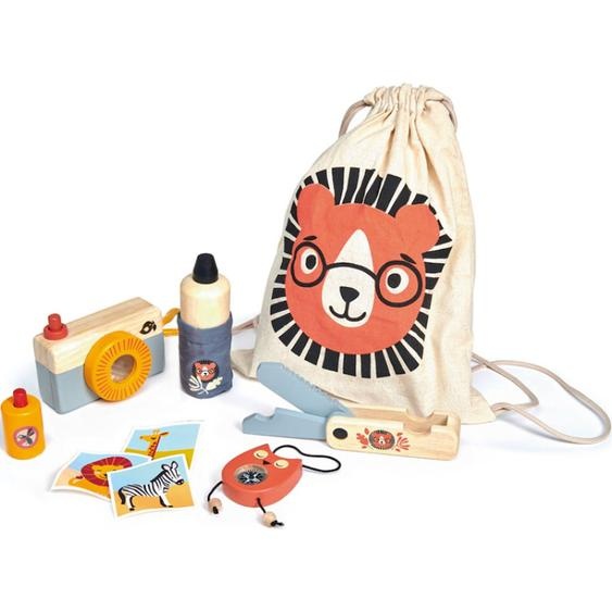 Kit Aventure Safari Rouge, Beige, Bleu