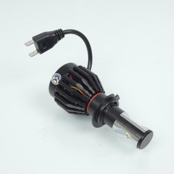 Kit conversion ampoule LED H7 ventilée 12V 40W RMS pour moto auto - RMS - Blanc - 30000 heures - Electrique