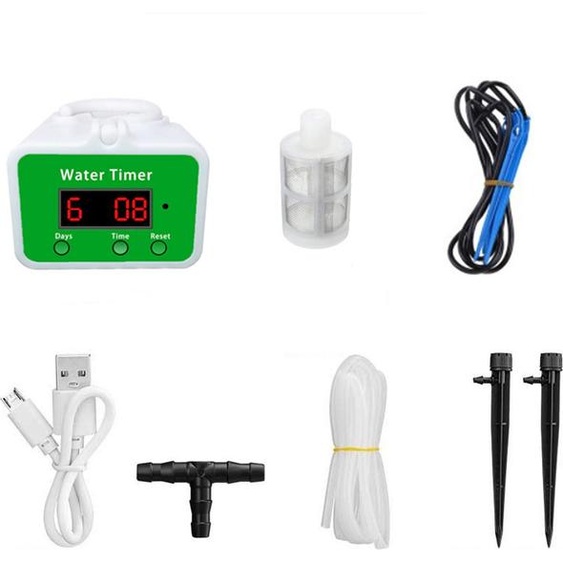Kit darrosage automatique Système darrosage automatique pratique à économie deau pour la maison, le balcon et le jardin pour 6 plantes