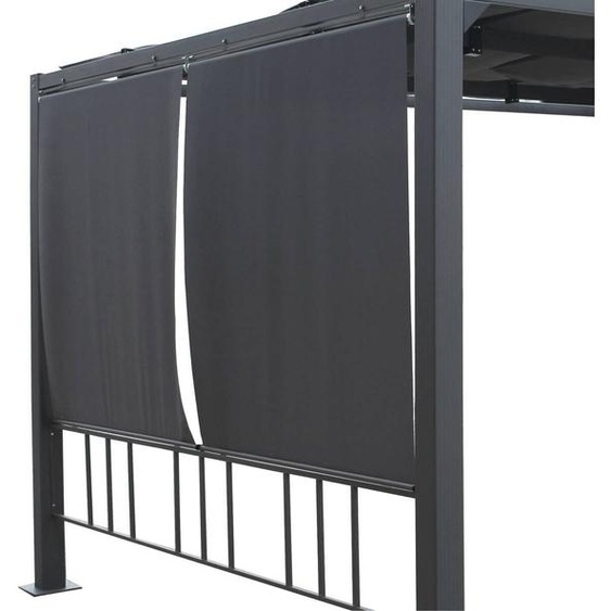 Kit de 4 stores pour tonnelle MOAI 3 x m - Polyester Hespéride