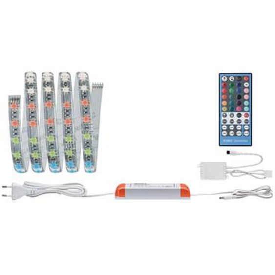 Kit de base avec revêtement RGBW 1,5 m 18 W 230/24 V 36 VA plastique argent