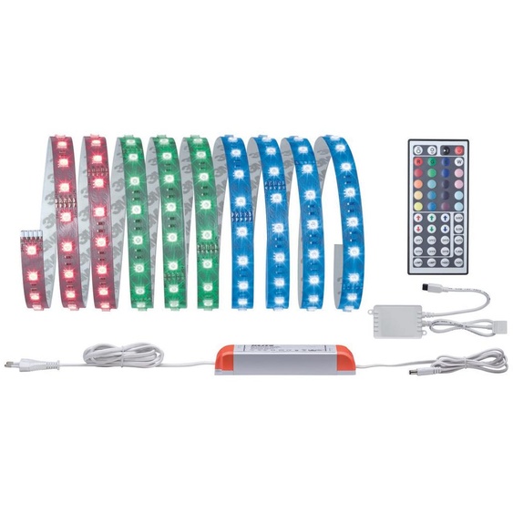 Paulmann Function MaxLED, kit de base RGB, 3 mètres, 40W, 230/24V, 60VA, couleur argent