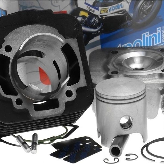 Kit de cylindres Polini CORSA 70ccm pour Piaggio AC (Langewinde)
