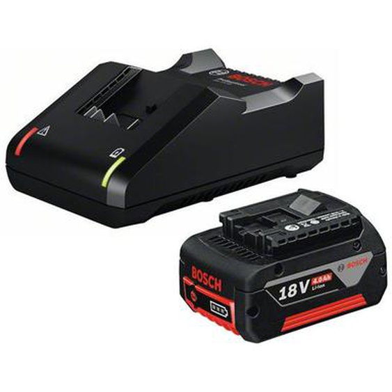 Bosch - Batterie gba 18V 4.0 Ah + Chargeur 18V-40 Professional - 1600A01B9Y