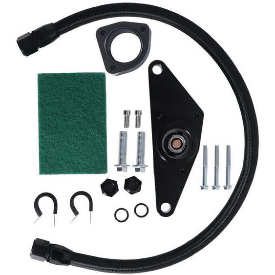 Kit de dérivation du liquide de refroidissement en alliage daluminium pour Dodge Ram, compatible avec les moteurs diesel Cummins 5,9 L et 6,7 L