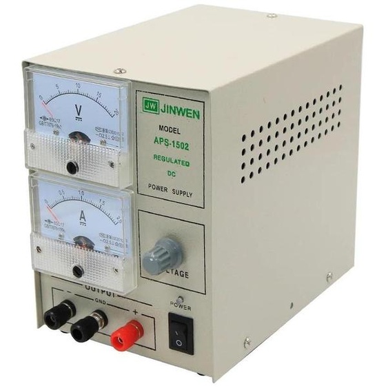 Kit de dorure - Appareil de galvanoplastie 2 A - Tension réglable - Pour le placage à lor et à largent - Pour la bijouterie - Boîtier métallique - 2,2 kg - 220 V, prise européenne