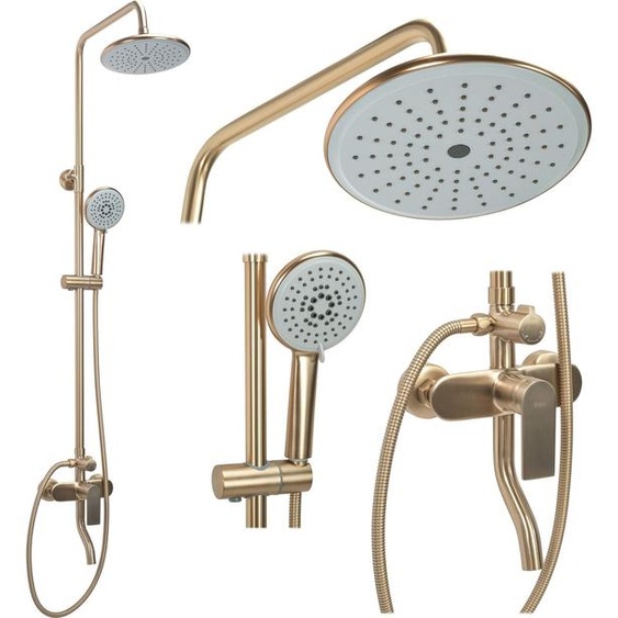 Kit de Douche Rea Verso Brush Gold