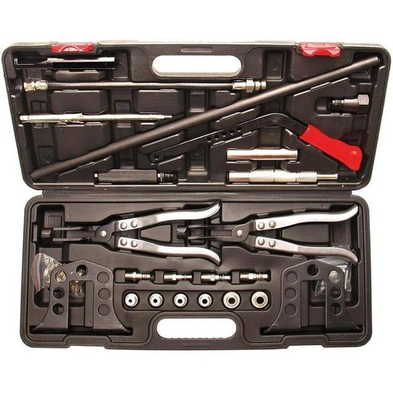 Kit de Montage et Démontage de Ressorts de Valve 21 pcs - Universel, Acier - Précision et Sécurité - D-Work