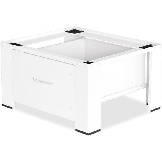 Kit de montage pour lave-linge avec plateau de chargement - Kit de montage pour lave-linge - Socle pour lave-linge - Kit de montage pour lave-linge avec plateau de chargement - Boîtier de montage pour lave-linge