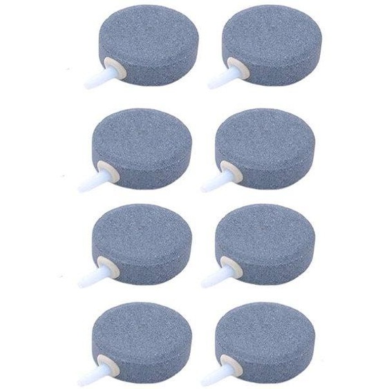 Kit de pierres poreuses pour aquarium - Pierres poreuses pour aquariums - 8 pièces - Ø 4 cm